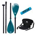 Zestaw: wiosło kajakowe Aqua Marina Dual Tech + siedzisko + bojka