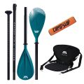 Zestaw: wiosło kajakowe Aqua Marina Dual Tech + siedzisko + bojka