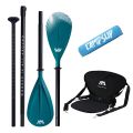 Zestaw: wiosło kajakowe Aqua Marina Dual Tech + siedzisko + bojka