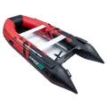 Łódź, ponton pompowany Gladiator Light B370AL Red Black podłoga aluminiowa