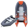 Łódź, ponton pompowany Gladiator Light AK280AD Orange Dark gray podłoga AirDeck