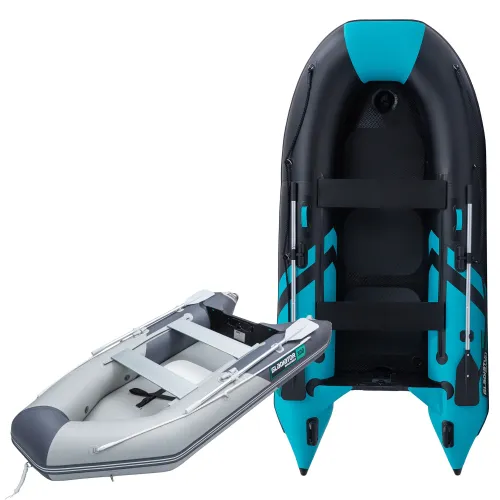 Łódź, ponton pompowany Gladiator Light AK300AD Teal Black podłoga AirDeck