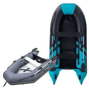 Ponton pompowany Gladiator Light AK240AD Teal Black podłoga AirDeck