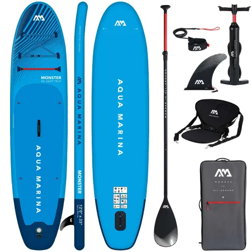 Deska SUP Aqua Marina Monster 12'0" BT-23MOPB + SIEDZISKO