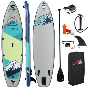 Deska SUP F2 Strato 12'2" Green + pompka elektryczna