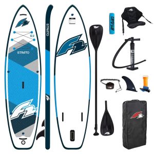Deska SUP F2 Strato 12'2" Blue COMBO + bojka na wiosło