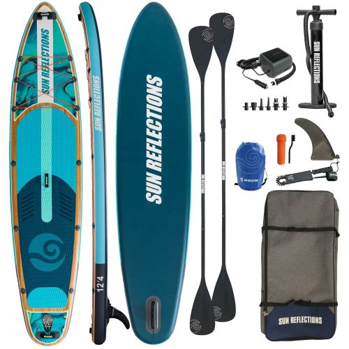 Deska SUP Sun Reflections Multi 12'4" Minicombo + Elektryczna pompka