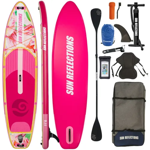 Deska SUP Sun Reflections L 11'6" Soft Blush COMBO