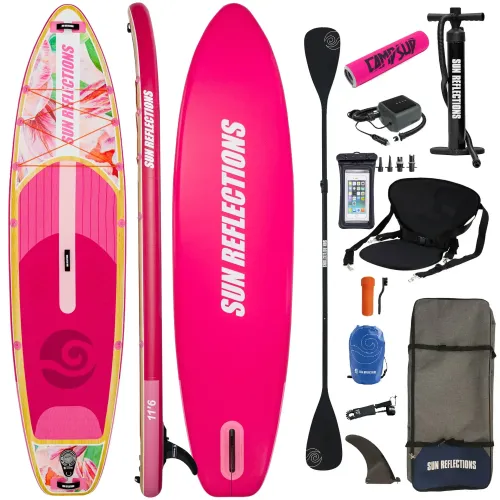 Deska SUP Sun Reflections L 11'6" Soft Blush SUPER COMBO