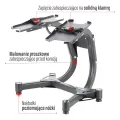 Stojak na sztangielki regulowany HMS Premium STR10 Pro