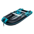 Łódź, ponton pompowany Gladiator Active C330AL Teal Black podłoga aluminiowa