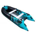 Łódź, ponton pompowany Gladiator Active C330AL Teal Black podłoga aluminiowa