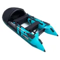 Łódź, ponton pompowany Gladiator Active C330AL Teal Black podłoga aluminiowa