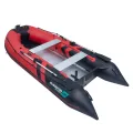 Łódź, ponton pompowany Gladiator Active C330AL Red Black podłoga aluminiowa