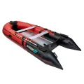 Łódź, ponton pompowany Gladiator Active C420AL Red Black podłoga aluminiowa