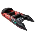 Łódź, ponton pompowany Gladiator Active C420AL Red Black podłoga aluminiowa