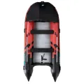 Łódź, ponton pompowany Gladiator Active C420AL Red Black podłoga aluminiowa