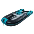 Łódź, ponton pompowany Gladiator Active C420AL Teal Black podłoga aluminiowa