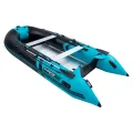 Łódź, ponton pompowany Gladiator Active C420AL Teal Black podłoga aluminiowa