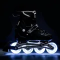 Łyżworolki, łyżwy, wrotki oraz rolko-wrotki 4w1 LED NILS Extreme NH10905