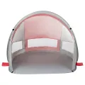 Namiot plażowy samorozkładający NILS Camp - czerwono-szary NC3142