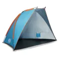 Namiot plażowy z podłogą NILS Camp - niebieski NC8030