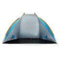 Namiot plażowy z podłogą NILS Camp - niebieski NC8030