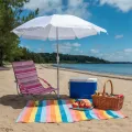 Krzesełko plażowe NILS różowe NC3035