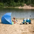 Parasol plażowy XL 220 cm NILS niebieski NC7822