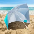 Parasol plażowy XL 220 cm NILS turkusowy NC7822