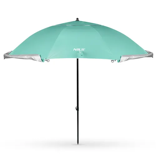 Parasol plażowy XXL 240 cm NILS zielony NC17114