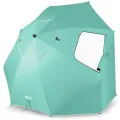 Parasol plażowy XXL 240 cm NILS zielony NC17114