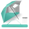 Parasol plażowy XXL 240 cm NILS zielony NC17114