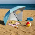 Parasol plażowy XXL 240 cm NILS niebieski NC17114