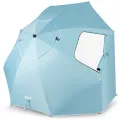 Parasol plażowy XXL 240 cm NILS niebieski NC17114