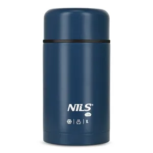 Termos obiadowy 1 litr NILS Camp - niebieski NC3802