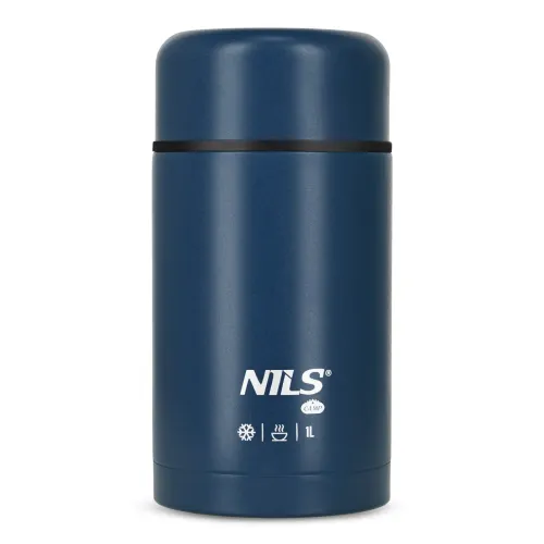 Termos obiadowy 1 litr NILS Camp - niebieski NC3802