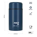 Termos obiadowy 1 litr NILS Camp - niebieski NC3802