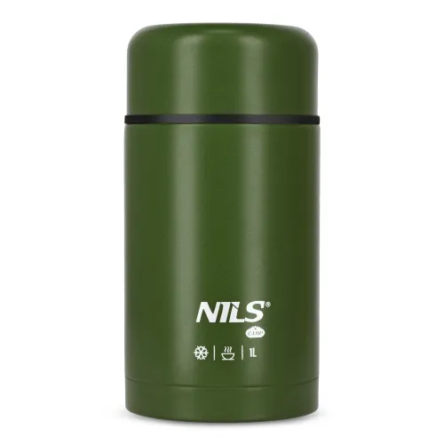 Termos obiadowy 1 litr NILS Camp - zielony NC3802