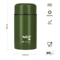 Termos obiadowy 1 litr NILS Camp - zielony NC3802