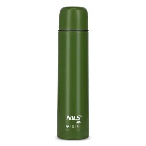 Termos turystyczny 1 litr NILS Camp - zielony NC3804