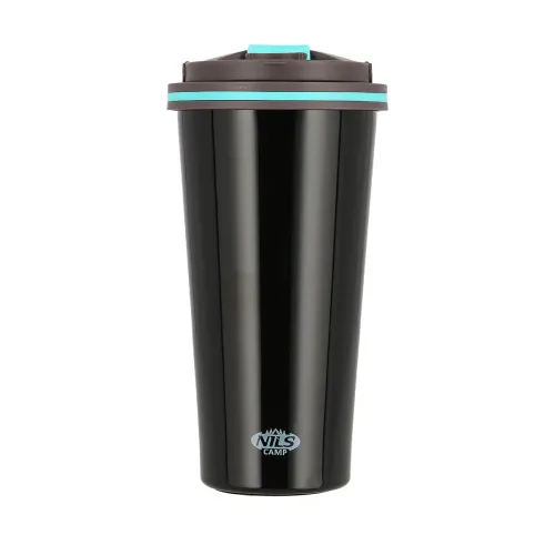 Kubek termiczny czarny 500 ml NILS Camp - NCB18