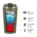 Kubek termiczny 510 ml NILS - zielony NCC09