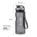 Butelka tritanowa 600 ml NILS Camp - czarna NC1740