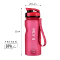 Butelka tritanowa 600 ml NILS Camp - różowa NC1740