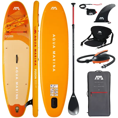 Deska SUP z pompką elektryczną Aqua Marina Fusion 10'10" SIEDZISKO 2026