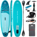 Deska SUP Aqua Marina Breeze 9'10" z wiosłem i siedziskiem kajakowym, pompką elektryczną AM EP-T16 i bojką na wiosło