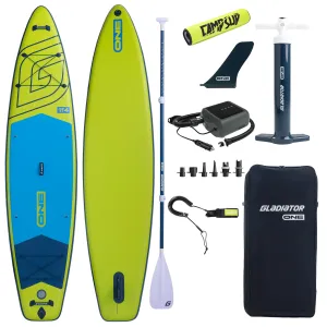 Deska SUP Gladiator ONE 11'4" Lime z pompką elektryczną PBG6 i bojką