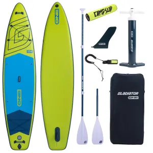 Deska SUP Gladiator ONE 11'4" Lime z wiosłem kajakowym i bojką