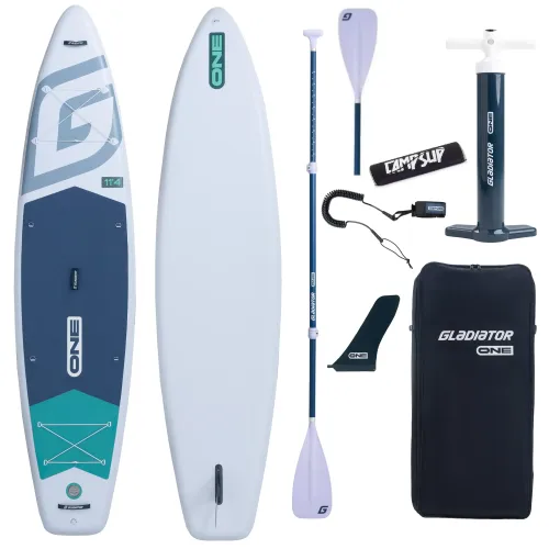Deska SUP Gladiator ONE 11'4" White z wiosłem kajakowym i bojką